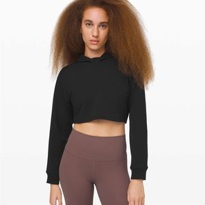 Lululemon All yours cropped hoodie size 6